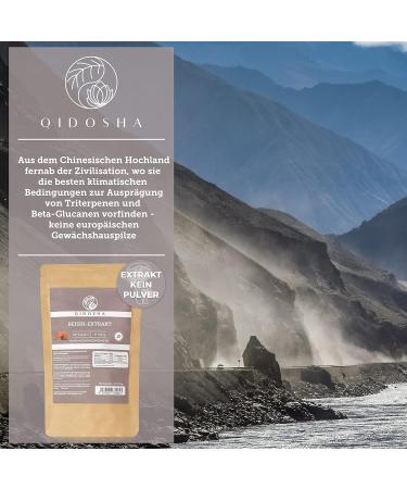 Qidosha Reishi Extract Capsules 500mg - Test Winner 07/23 | 15:1 Premium Ganoderma Lucidum | Vegan | 180 Glass Capsules | High-Dose Reishi Supplement - Buy Online on GoSupps.com