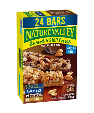 Nature Valley Granola Bars, Sweet and Salty Variety Pack, 24 ct Extra Cheesy