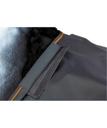 Marengos by Bucas 1200d Waterproof Irish Turnout Blanket | Gray/Orange | Size 165cm | Perfect Rain & Transition Layer - Buy Online on GoSupps.com