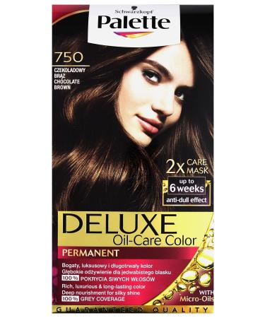 Palette Deluxe 750 Chocolate Brown Permanent hair Colour