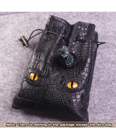 DND Dice Bag - Medieval Leather Coins Pouch for 6 Sets of Dice - RPG Game Storage & Accessories - Buy Online on GoSupps.com