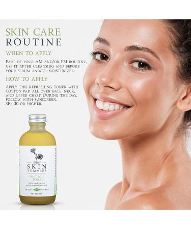 Sally B's Fruit Acid Face Toner - 5 in 1 AHA Exfoliator | Astringent Cleansing Calming & Hydrating | 4OZ - International Shipping Available - Buy Online on GoSupps.com
