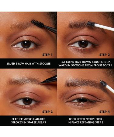 NYX Brow Glue Extreme Hold Gel & Micro Brow Pencil Set - Clear Gel & Espresso Brow Pencil - Buy Online on GoSupps.com