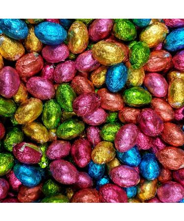 Solid Milk Chocolate Foil Easter Eggs x 500g (Approx 100 Eggs) Easter Egg Hunts & Gifts - Buy Online on GoSupps.com