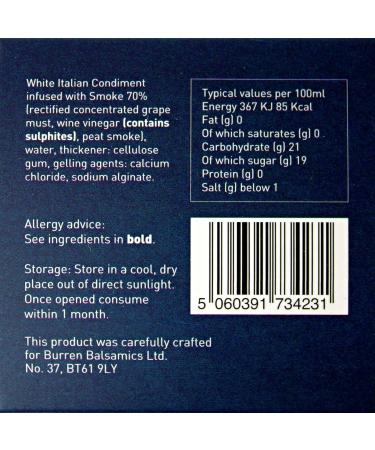 Burren Balsamics Irish Peat Smoked Pearls 50g - Exquisite Flavor Enhancer - Buy Online on GoSupps.com