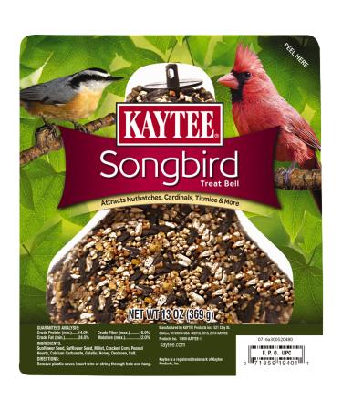 Kaytee 100503929 Songbird Wild Bird Seed Treat Bells, 13 Ounces, None - Buy Online on GoSupps.com
