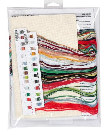 Santa's Truck Cross Stitch Christmas Stocking | 14 Count Ivory Aida | 16 Long - Buy Online on GoSupps.com