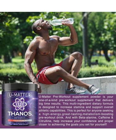 UMatter Thanos Pre-Workout Powder | Energy Boost & Pump | L-Taurine Betaine L-Arginine L-Citrulline | Fruit Punch | 30 Servings | International Shipping Available - Buy Online on GoSupps.com