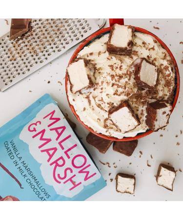 Mallow Marsh Mallow & Marsh Vanilla Coated in Milk Chocolate Marshmallow Sharing Bag Multipack 6 x 100g - Buy Online on GoSupps.com