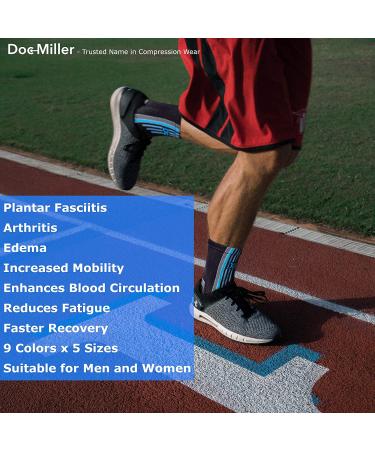 Doc Miller Ankle Brace for Women & Men - Sprained Ankle Support, Best Braces for Sprain Recovery and Foot Pain Relief - Blue, X-Large - Buy Online on GoSupps.com