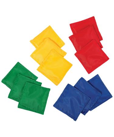 Franklin Sports 5" x 5" Nylon Bean Bags (Set of 12) - Perfect for use in schools - Buy Online on GoSupps.com