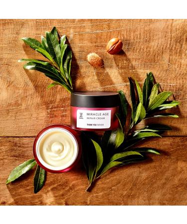 Thankskyou Farmer Miracle Age Repair Cream 50ml - Brightening Anti-Wrinkle Korean Eye Cream with Ceramide Argan Oil & Hyaluronic Acid | Anti-Aging Skincare - Buy Online on GoSupps.com