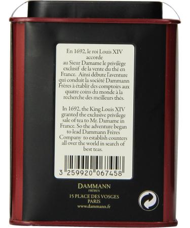 Dammann Teas Earl Grey Yin Zhen 100g Tin - Premium Loose Leaf Tea - Buy Online on GoSupps.com