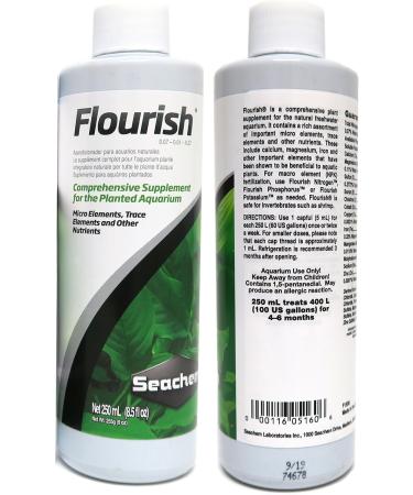 Seachem Aquarium Water Treatment Pack - Flourish Flourish Excel & Flourish Iron (250ml Each) - Buy Online on GoSupps.com