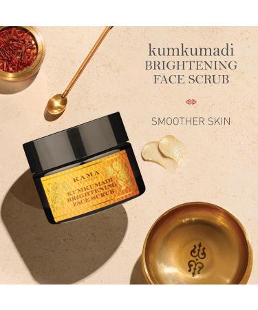 Kama Ayurveda Kumkumadi Brightening Ayurvedic Face Scrub 50g - Buy Online on GoSupps.com