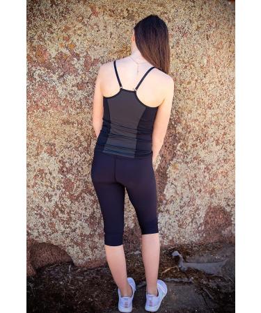 Dragonwing Girlgear Racerback Sports Cami with Shelf Bra - X-Large Black for Active Tween and Teen Girls - Buy Online on GoSupps.com