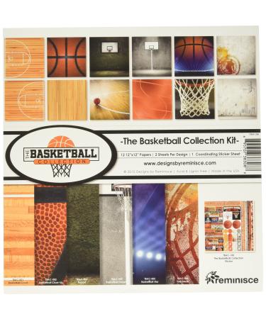 Reminisce The Basketball Collection Kit  Multicolor  12 by 12  TBAC-200