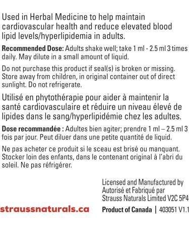 Strauss Naturals Heartdrops - Herbal Heart Support Supplement with European Mistletoe Aged Garlic Extract 225 ml Original Flavour Soy Free - Buy Online on GoSupps.com
