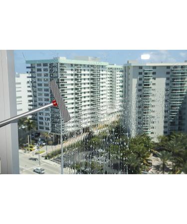 DSV Standard Professional All-Purpose Window Squeegee | Dual Blade Rubber & Sponge | Telescopic Pole 47-74cm | For Gas Station, Glass, Shower, Windshield - Buy Online on GoSupps.com