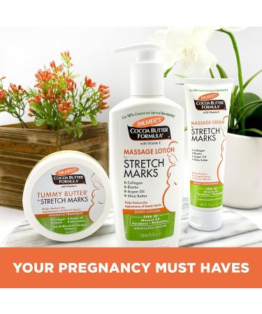 Palmer's Cocoa Butter Formula Massage Cream for Stretch Marks - 4.4 Oz | Best for Pregnancy & Skin Care - Shop Internationally - Buy Online on GoSupps.com