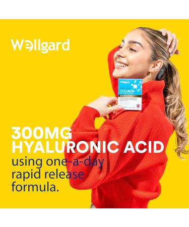 Wellgard Vegan Hyaluronic Acid Supplements | 50-3000 DA | Made in UK - Buy Online on GoSupps.com