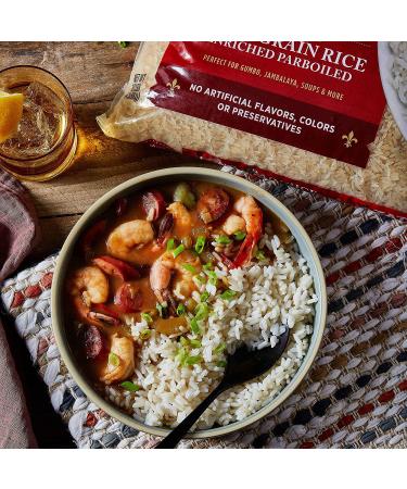 Zatarains Enriched Parboiled Long Grain Rice 10 lb - 10 Pound Pack - Premium Quality Rice - Buy Online on GoSupps.com