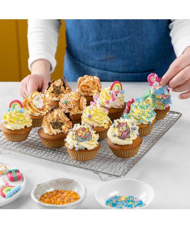 G nthart BackDecor Unicorn Set - 8 Sugar Figures for Baking | Rainbow Themed Decorations (17g) - Buy Online on GoSupps.com