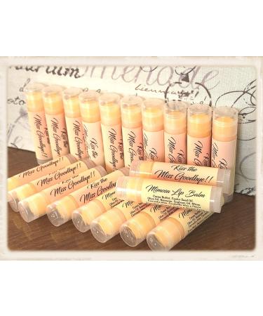 10 KISS THE MISS GOODBYE Mimosa Flavored Lip Balms - Perfect Favors for Bridal Showers & Bachelorette Parties - Buy Online on GoSupps.com