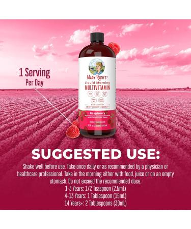 Liquid Multivitamin Raspberry & Liquid Multimineral Lemonade Bundle by Mary Ruth's | Vitamin A B C D3 E & Amino Acids | Immune & Energy Support | Sleep Support | Magnesium Calcium & MSM Supplement - Buy Online on GoSupps.com
