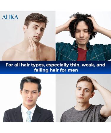 ALIKA Combo Shampoo & Serum Set for Men's Hair Growth | Boost Hair Loss Treatment | Suitable for All Scalp Types - Buy Online on GoSupps.com