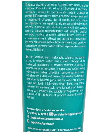 Camp Technical Vaseline Grease Purissime Colourless and Odourless Lubricating and Protecting 150 ml - Buy Online on GoSupps.com