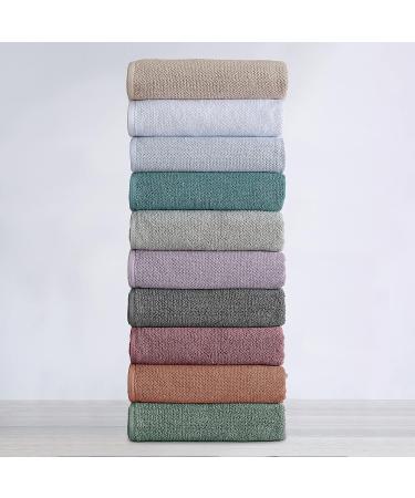 Acacia Collection 100% Cotton Hand Towel Set 16x28 inches (6-Pack) - Highly Absorbent Textured Popcorn Weave Hand Towels in Clay - Buy Online on GoSupps.com