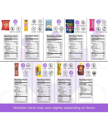 Healthy Vegan Snacks Care Package: Mix of Vegan Cookies  Protein Bars  Chips  Vegan Jerky  Fruit & Nut Snacks  Great Vegan Gift Basket Alternative Premium Vegan Box - Buy Online on GoSupps.com