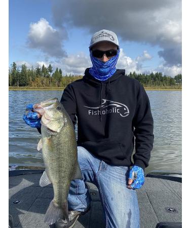 Fishoholic Polarized Fishing Sunglasses -5 Color Options- w Case Pouch UV400 Fishing Gift Gloss Black Blue Mirror - Buy Online on GoSupps.com