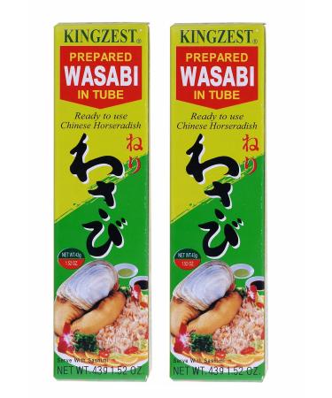 2x 43g KINGZEST Wasabi Paste in Tube / Horseradish Paste