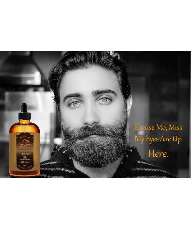 Beard Oil for Men - 100% Natural Grooming Softens Facial Hair & Boosts Growth (1oz - Buy Online on GoSupps.com