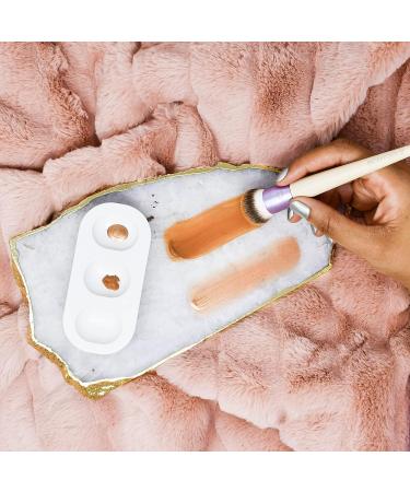 EcoTools Custom Match Makeup Brushes Set - Liquid Foundation & Mix Palette - 2 Brushes for Flawless Application - Buy Online on GoSupps.com