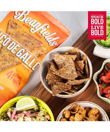 Beanfields Pico De Gallo Bean Chips 5.5oz - Pack of 6 | Healthy Snack Option - Buy Online on GoSupps.com