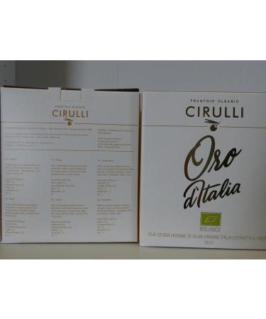 Frantoio Oleario Cirulli Organic Extra Virgin Olive Oil Bag in Box of 5 Liters - 100% Italian - Buy Online on GoSupps.com