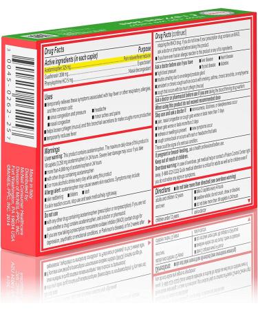 Tylenol Sinus Severe Daytime Caplets - 24 ct | Acetaminophen Guaifenesin Phenylephrine HCl - Buy Online on GoSupps.com