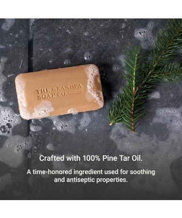 The Grandpa Soap Company Grandpa's Pine Tar Soap 92g (Pack of 2) - Buy Online on GoSupps.com