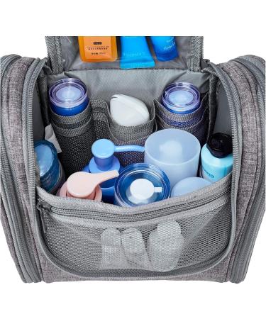 Narwey Travel Hanging Toiletry Wash Bag Makeup Organizer - Grey (Medium) | Women's Cosmetic Bag - Buy Online on GoSupps.com