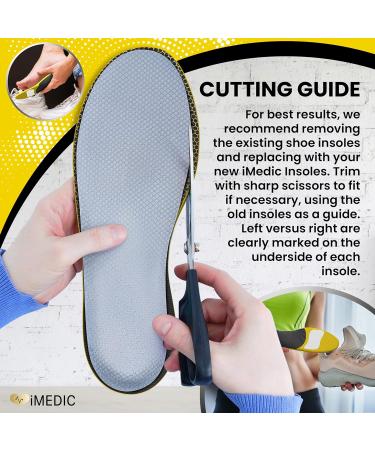 iMedic Premium Orthotic Insoles 2024 Mould XL UK 10.5-12 | Plantar Fasciitis & Arch Support for Men and Women - Buy Online on GoSupps.com