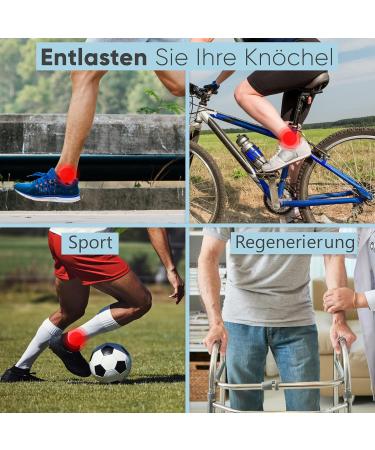 ICEHOF Cool Pads Ankle - Cooling Gel Bandage for Ankle Pain Relief | Cold Therapy for Rheumatism & Chemotherapy | One Size - Buy Online on GoSupps.com