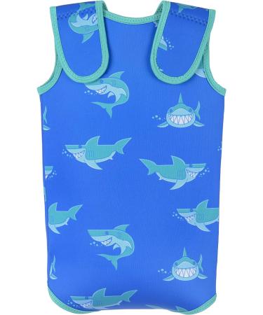 Osprey 2mm Neoprene Baby/Toddler Wrap Wetsuit - Shark Design | Size 0-6 Months - Buy Online on GoSupps.com