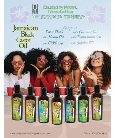 Hollywood Beauty Jamaican Black Castor Oil 3 Oz (Pack Of 2) - Buy Online on GoSupps.com