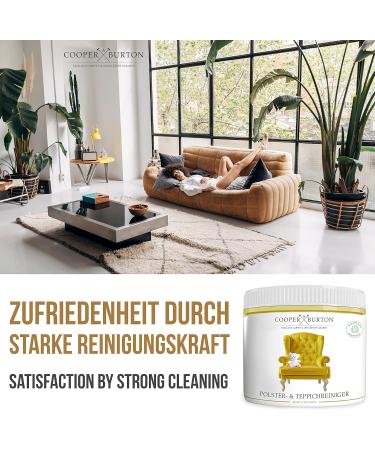 Cooper & Burton Sofa & Carpet Cleaner Concentrate 500g - Sustainable Upholstery & Stain Remover for Car Seats & Couches - Buy Online on GoSupps.com