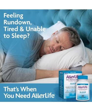 Allerlife Sleep Capsules: Daily Allergy Supplements & Sleep Aid - 20 Count - Buy Online on GoSupps.com