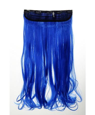 WIG ME UP Neon Blue Curly Hairpiece Extension - 5 Clip Wide Extensions (YZF-3178-TF2517) for Effortless Style - Buy Online on GoSupps.com