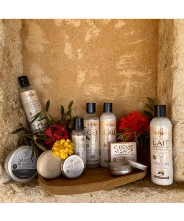 Nude Skin - Face and Body Care Set with Fresh Donkey Milk | Soap Face Cream Shower Gel Body Milk | All skin types Eczema Psoriasis Acne Anti-Wrinkle | Made in France - Buy Online on GoSupps.com